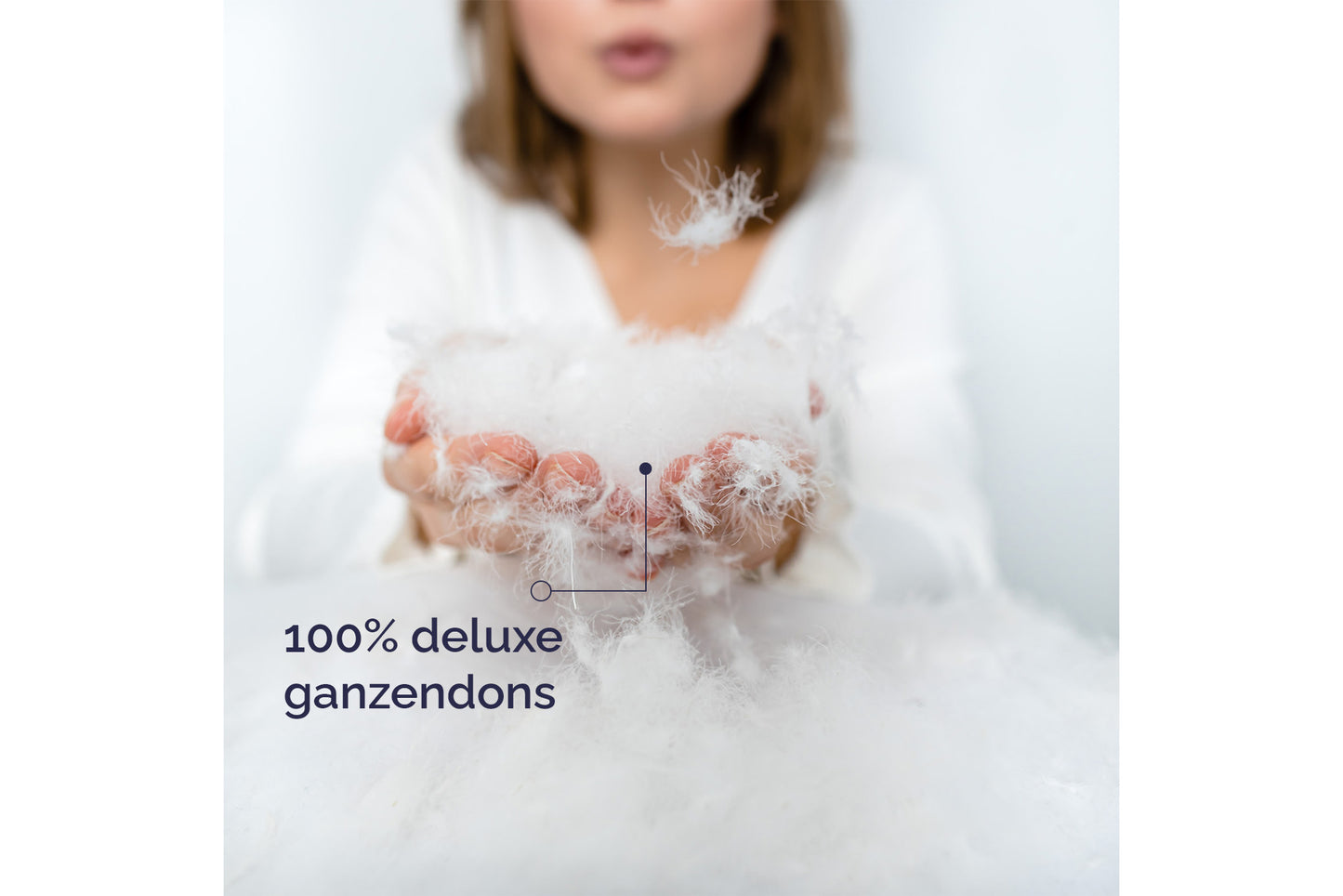 Tukker 100% ganzendons deluxe kussen