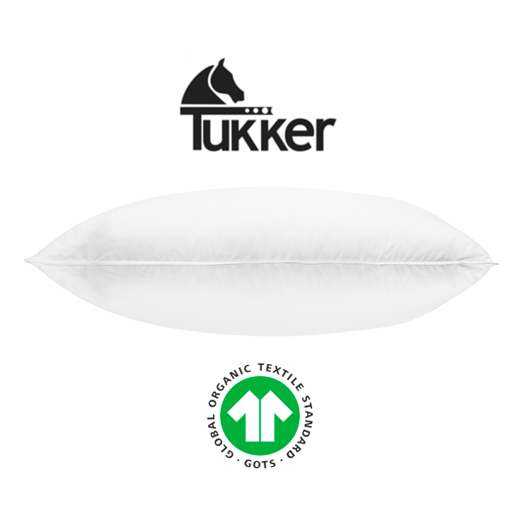 Tukker Driekamer eendendons Premium kussen GOTS-gecertificeerd